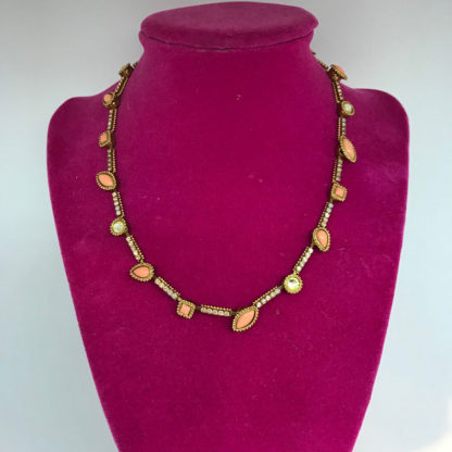 Sorrelli Gold and Coral Necklace