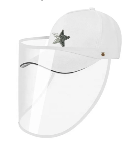 Safety shield ball cap